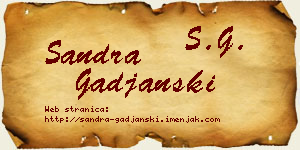 Sandra Gađanski vizit kartica